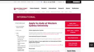 
                            5. Apply to study at Western Sydney University | Western ...