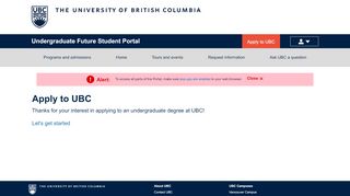 
                            8. Apply to UBC - account.you.ubc.ca