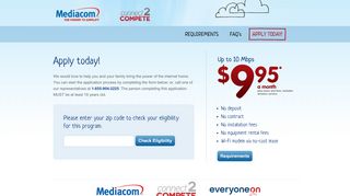 
                            8. Apply Today! - Mediacom Connect2Compete | Affordable low-income ...