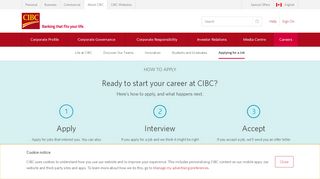 
                            1. Applying for a Job | Careers | CIBC