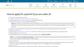 
                            3. Applying For A Permit - California