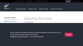 
                            2. Applying for a visa online | Immigration New Zealand