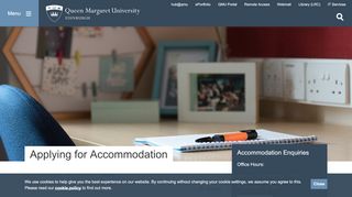 
                            2. Applying for Accommodation - Queen Margaret University