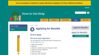 
                            9. Applying for Benefits | How to Get Help