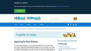 
                            1. Applying for Rate Rebate | nidirect