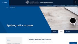 
                            2. Applying online in ImmiAccount - Immigration and citizenship ...