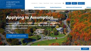 
                            1. Applying to Assumption | Assumption College