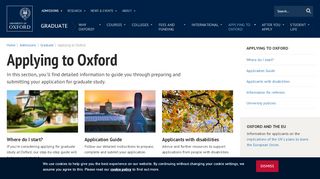 
                            4. Applying to Oxford | University of Oxford