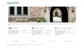 
                            1. ApplyWeb | Online college applications, digital evaluation forms, and ...