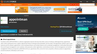 
                            7. appointman Reviews and Pricing 2019 - sourceforge.net