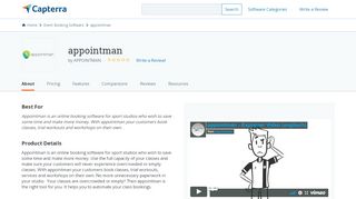 
                            9. appointman Reviews and Pricing - 2019