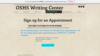 
                            2. Appointment Sign-Up | oswc - …