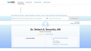 
                            8. Appointments and Hours of Operation for Dr. Robert Desantis, Laurel ...