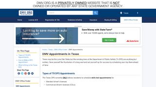 
                            8. Appointments at the Texas DPS & DMV | DMV.ORG