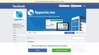 
                            4. Apponte.me - Videos | Facebook