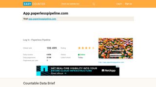 
                            4. App.paperlesspipeline.com: Log In - Paperless …