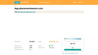 
                            2. App.placementseason.com: Loading...