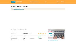 
                            3. App.prubsn.com.my: Login | Prudential BSN Takaful