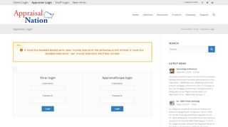 
                            1. Appraiser Login - Appraisal Nation