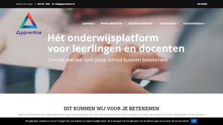 
                            9. Apprentice XM: onderwijsplatform voor leerlingen …