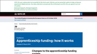 
                            3. Apprenticeship funding: how it works - GOV.UK