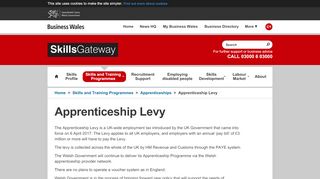 
                            7. Apprenticeship Levy | Business Wales Skills Gateway