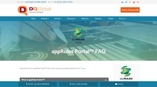 
                            8. appRules Portal™ FAQ - DQ Global