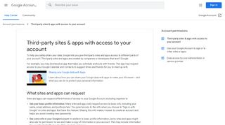 
                            6. Apps connected to your account - Google Account Help