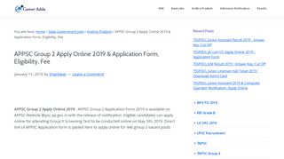 
                            9. APPSC Group 2 Apply Online 2019 & Application Form ...