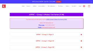 
                            8. APPSC Group 2 (Mains) Test Series (TM) | Kalyan Sir ...