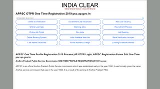 
                            7. APPSC OTPR One Time Registration 2019 …