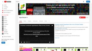 
                            8. AppsGeyser - YouTube