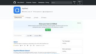 
                            8. AppShed · GitHub