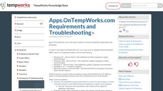 
                            4. Apps.OnTempWorks.com Requirements and Troubleshooting ...