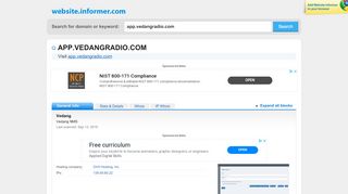 
                            4. app.vedangradio.com at Website Informer. Vedang. Visit App ...