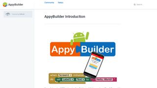 
                            7. AppyBuilder Introduction - AppyBuilder