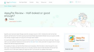 
                            7. AppyPie Review - Pros and Cons of the App Maker