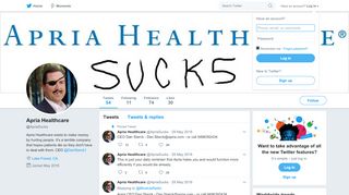 
                            6. Apria Healthcare (@ApriaSucks) | Twitter