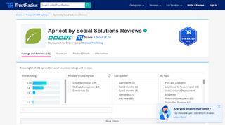 
                            7. Apricot by Social Solutions Pros and Cons | TrustRadius