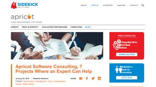 
                            5. Apricot Software Consulting, 7 Projects Where an Expert Can Help