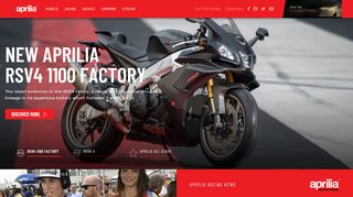 
                            8. Aprilia Official Website