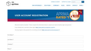 
                            3. Aprima User Account Registration | Aprima