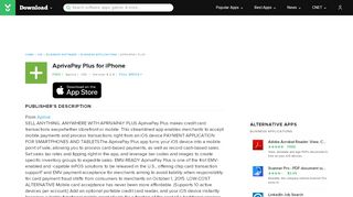 
                            4. AprivaPay Plus for iOS - Free download and software ...