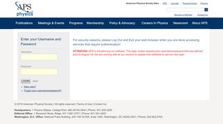 
                            4. APS Central Authentication Service - American Physical Society