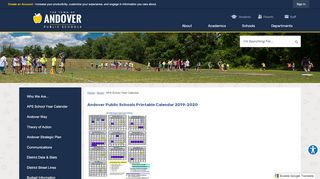 
                            9. APS School Year Calendar | Andover Public Schools - Official Website