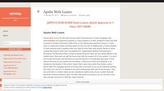 
                            3. Apsbs Web Loans | wjhlekjp