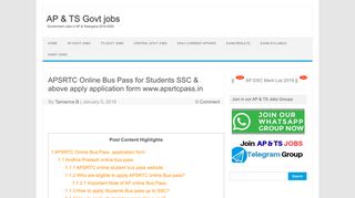 
                            8. APSRTC Online Bus Pass Student apply …