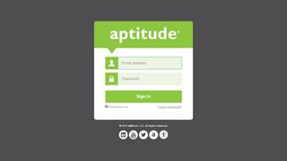 
                            2. aptitude Sign In Page