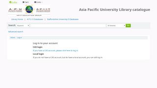 
                            9. APU Library | catalog › Log in to your account