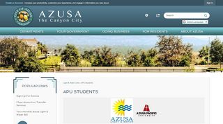 
                            9. APU Students | Azusa, CA - Official Website - City of Azusa